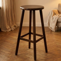 Tabouret en bois massif
