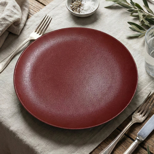 Assiette en porcelaine RAK Rouge