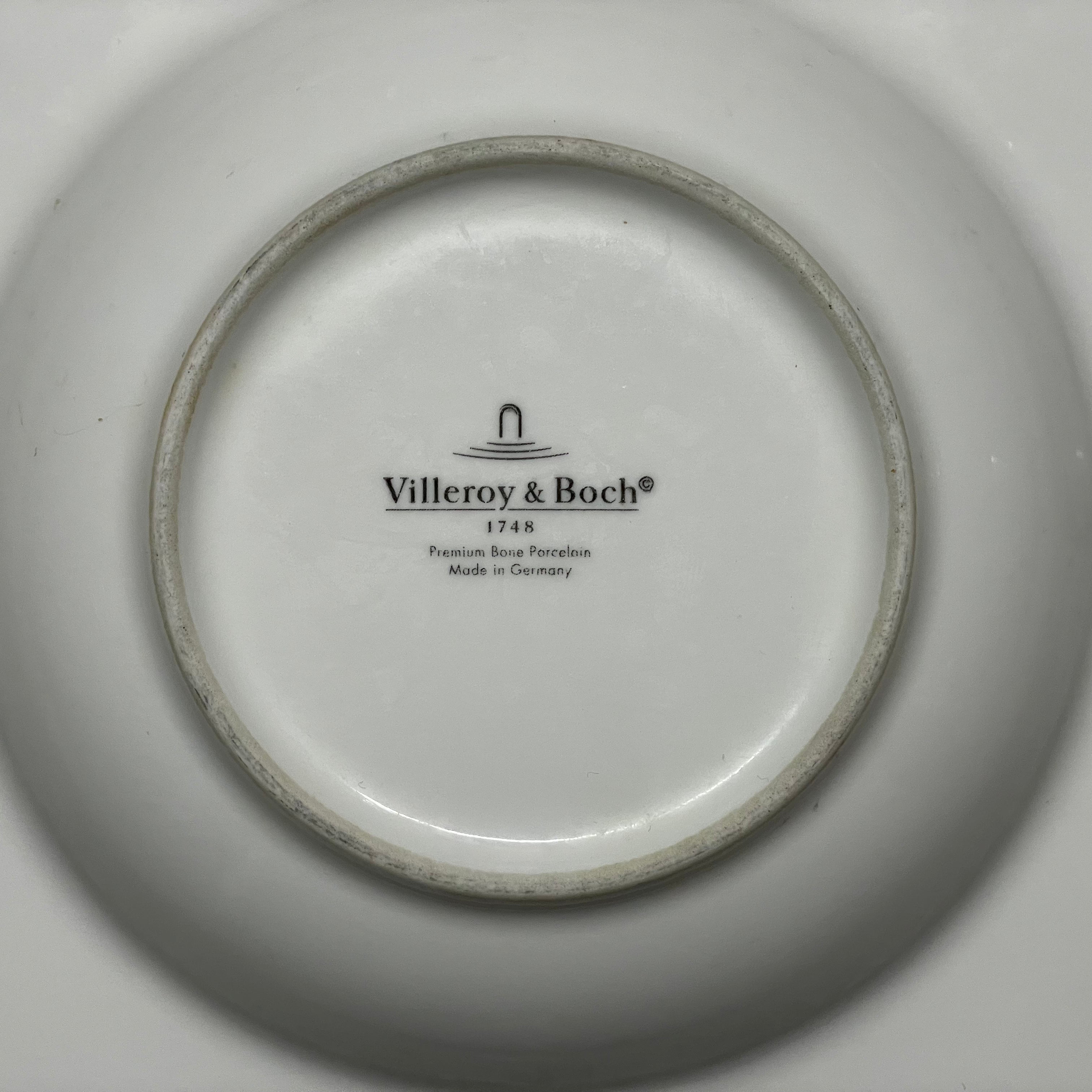 Signature assiette à entrée Villeroy & Bosh en porcelaine