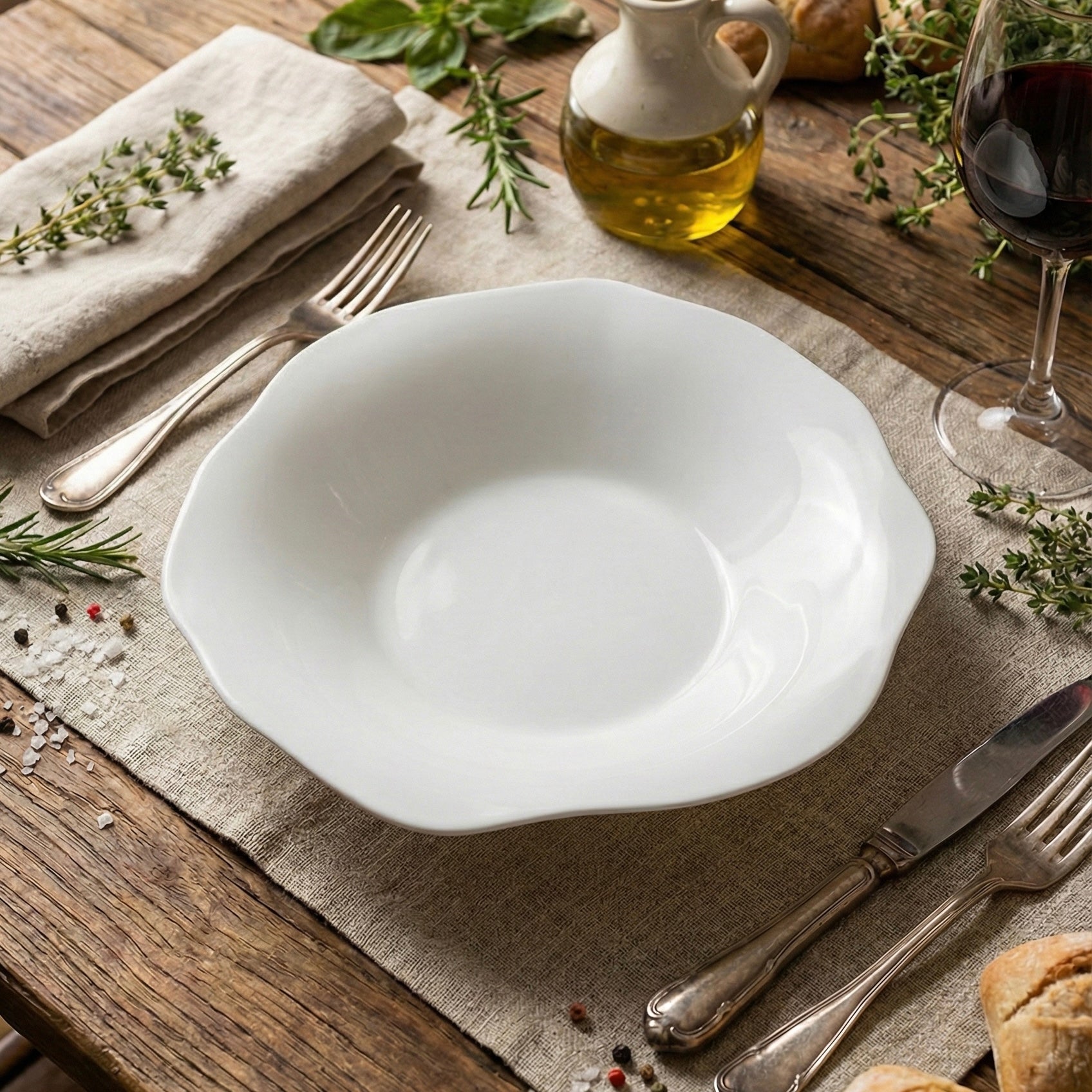 Assiette étoilée Villeroy & Bosh en porcelaine