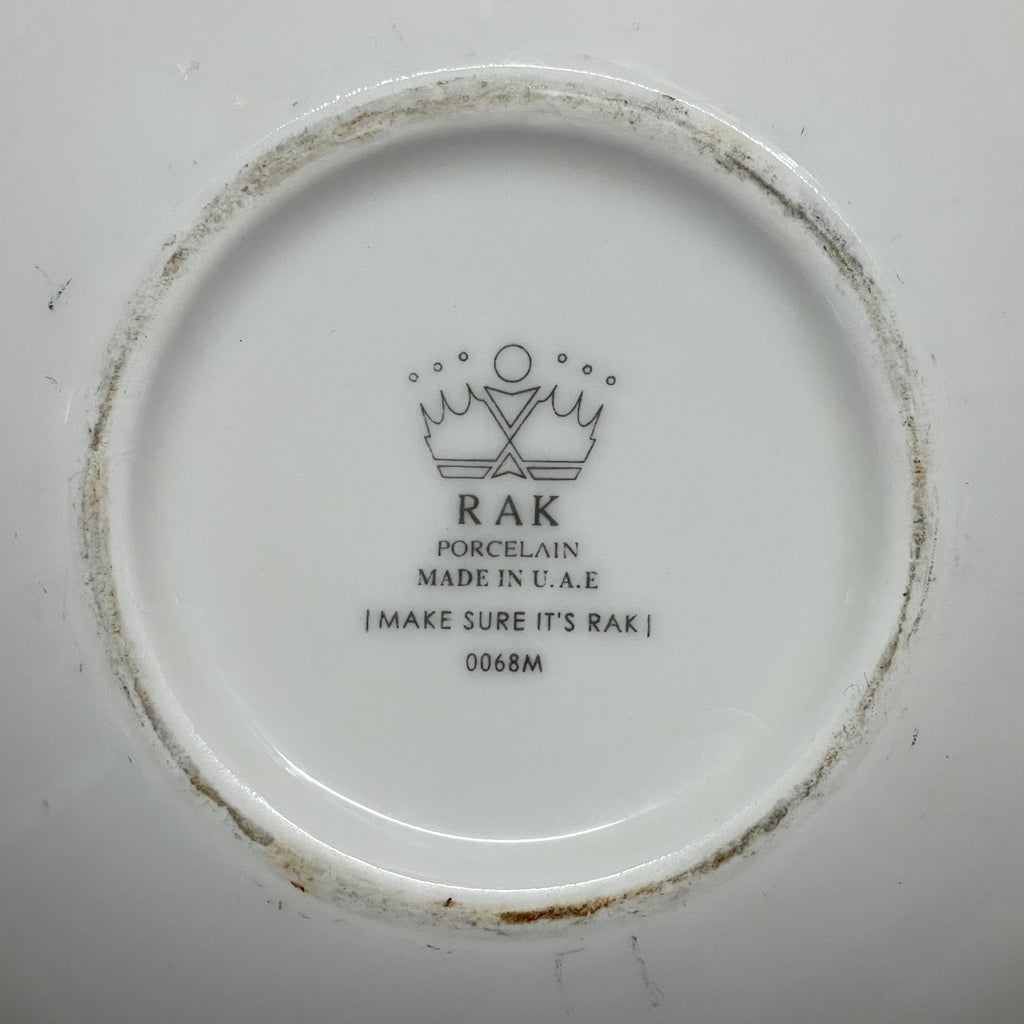 Signature bol en porcelaine RAK