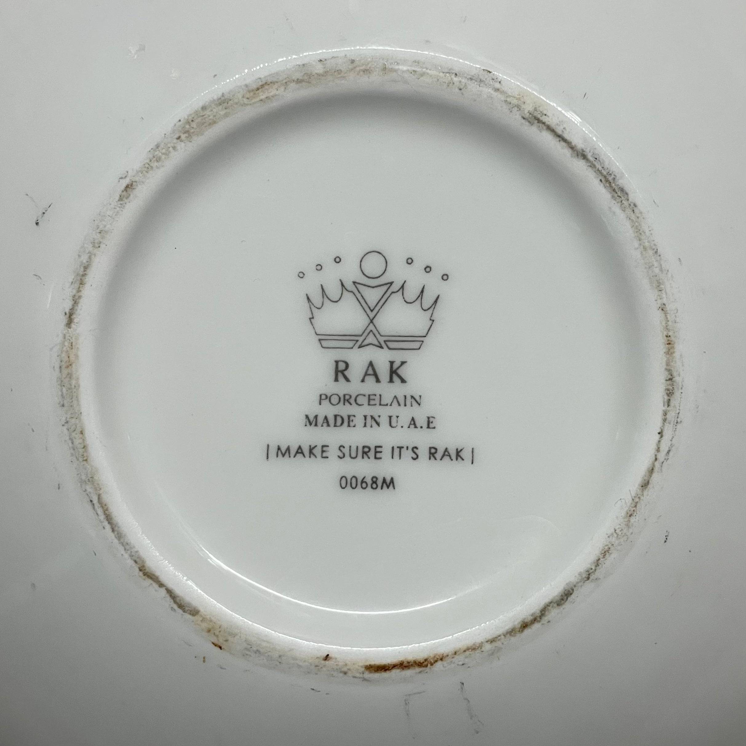 Signature bol en porcelaine RAK